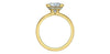 Yellow Gold Lab-Grown Diamond Engagement Ring.