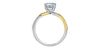 White Gold Lab-Grown Diamond Engagement Ring.