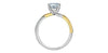 White Gold Lab-Grown Diamond Engagement Ring.
