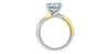 White Gold Lab-Grown Diamond Engagement Ring.