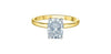 Yellow Gold Lab-Grown Diamond Engagement Ring.