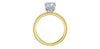 Yellow Gold Lab-Grown Diamond Engagement Ring.