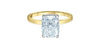 Yellow Gold Lab-Grown Diamond Engagement Ring.