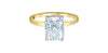 Yellow Gold Lab-Grown Diamond Engagement Ring.