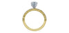 Yellow Gold Canadian Diamond Engagement Ring.