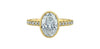 Yellow Gold Lab-Grown Diamond Engagement Ring.