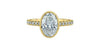 Yellow Gold Lab-Grown Diamond Engagement Ring.