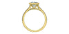 Yellow Gold Lab-Grown Diamond Engagement Ring.