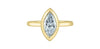 Yellow Gold Lab-Grown Diamond Solitaire Engagement Ring.
