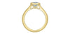 Yellow Gold Lab-Grown Diamond Solitaire Engagement Ring.