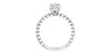 White Gold Canadian Diamond Engagement Ring.