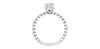 White Gold Canadian Diamond Engagement Ring.