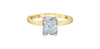 Yellow Gold Lab-Grown Diamond Engagement Ring.