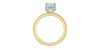 Yellow Gold Lab-Grown Diamond Engagement Ring.