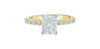 Yellow Gold Lab-Grown Diamond Engagement Ring.