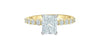 Yellow Gold Lab-Grown Diamond Engagement Ring.