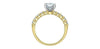 Yellow Gold Lab-Grown Diamond Engagement Ring.