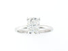White Gold Lab-Grown Diamond Engagement Ring.