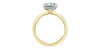 Yellow Gold Lab-Grown Diamond Engagement Ring.