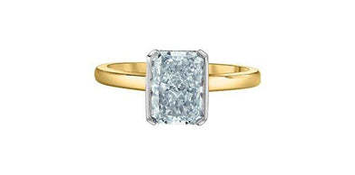 Yellow Gold Lab-Grown Diamond Engagement Ring.