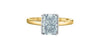 Yellow Gold Lab-Grown Diamond Engagement Ring.