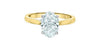 Yellow Gold Lab-Grown Diamond Engagement Ring.