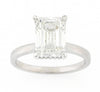 White Gold Lab-Grown Diamond Engagement Ring.