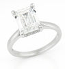 White Gold Lab-Grown Diamond Engagement Ring.
