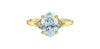 Yellow Gold Lab-Grown Diamond Engagement Ring.