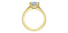 Yellow Gold Lab-Grown Diamond Engagement Ring.
