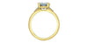 Yellow Gold Lab-Grown Diamond Engagement Ring.