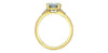 Yellow Gold Lab-Grown Diamond Engagement Ring.