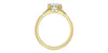 Yellow Gold Lab-Grown Diamond Engagement Ring.