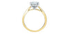 Yellow Gold Lab-Grown Diamond Solitaire Engagement Ring.