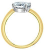Yellow Gold Lab-Grown Diamond Solitaire Engagement Ring.