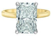 Yellow Gold Lab-Grown Diamond Engagement Ring.