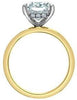 Yellow Gold Lab-Grown Diamond Engagement Ring.