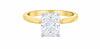 Yellow Gold Lab-Grown Diamond Engagement Ring.