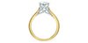 Yellow Gold Lab-Grown Diamond Engagement Ring.