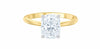 Yellow Gold Lab-Grown Diamond Engagement Ring.