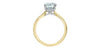 Yellow Gold Lab-Grown Diamond Engagement Ring.
