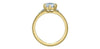 Yellow Gold Lab-Grown Diamond Engagement Ring.