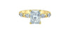 Yellow Gold Lab-Grown Diamond Engagement Ring.