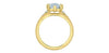 Yellow Gold Lab-Grown Diamond Engagement Ring.