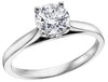 White Gold Canadian Diamond Solitaire Engagement Ring.