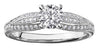 White Gold Canadian Diamond Engagement Ring.