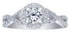 White Gold Canadian Diamond Engagement Ring.