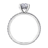 White Gold Canadian Diamond Engagement 0.50 CTR0.78 Ct (CSI), Total Diamond Weight
