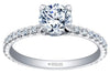 White Gold Canadian Diamond Engagement 0.70 CTR1.00 Ct (CSI), Total Diamond Weight