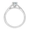 White Gold Lab-Grown Diamond Solitaire Engagement Ring.